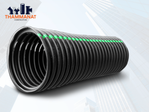 ท่อผนังเดี่ยว (เจาะรู)